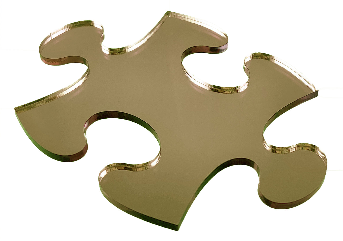 Spegel Guld Akryl 3 mm 400x500 mm